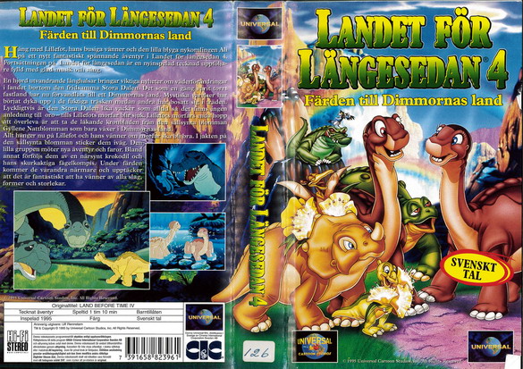 LANDET FÖR LÄNGESEDAN 4  (VHS)