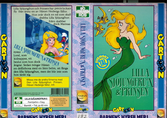 LILLA SJÖJUNGFRUN & PRINSEN (VHS)
