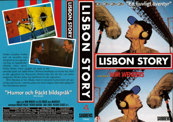 LISBON STORY (vhs-omslag)