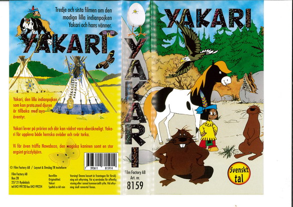 YAKARI DEL 3 (VHS)