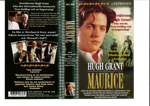 MAURICE (VHS)