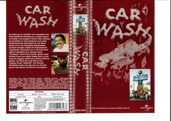 CAR WASH (VHS)