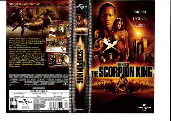 SCORPION KING (VHS)
