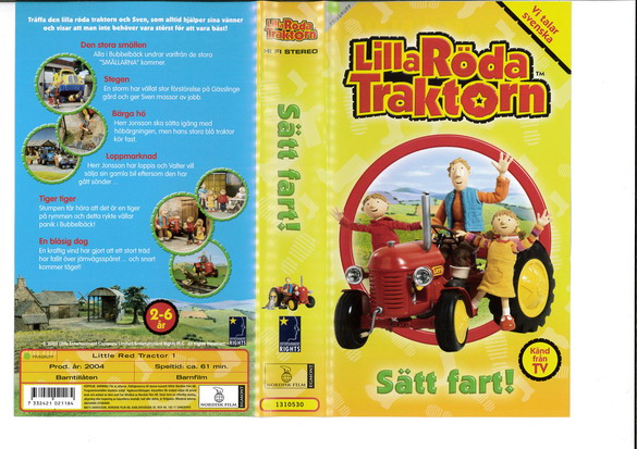 LILLA RÖDA TRAKTORN DEL 1 SÄTT FART (VHS)