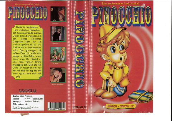 PINOCCHIO (VHS)