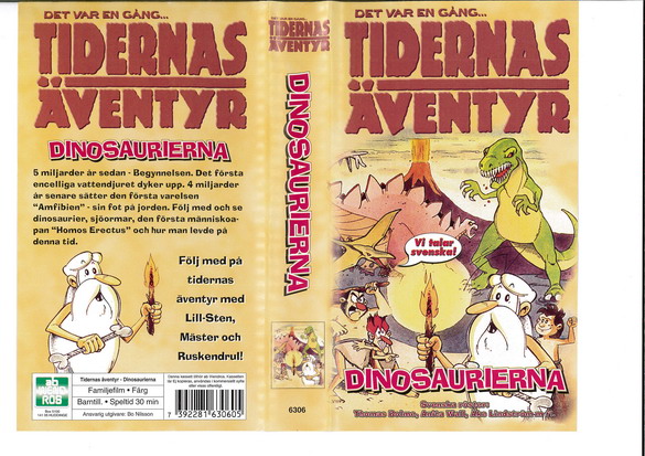 DET VAR EN GÅNG... TIDERNAS ÄVENTYR - DINOSAURERNA (VHS)