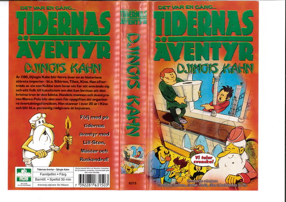 DET VAR EN GÅNG... TIDERNAS ÄVENTYR - DJINGIS KHAN (VHS)