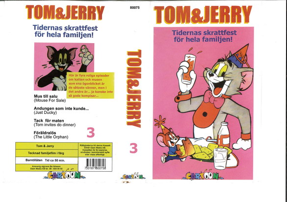 TOM & JERRY 3 (VHS)