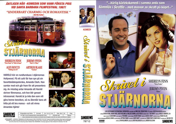 SKRIVET I STJÄRNORNA (vhs-omslag)