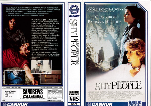 SHY PEOPLE (vhs-omslag)