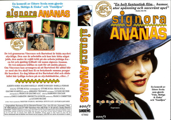 SIGNORA ANANAS (VHS)