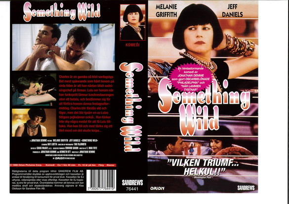 SOMETHING WILD(Vhs-Omslag)