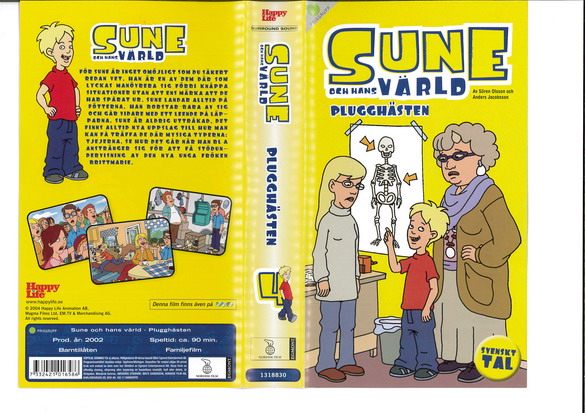 SUNE OCH HANS VÄRLD - PLUGGHÄSTEN (VHS)