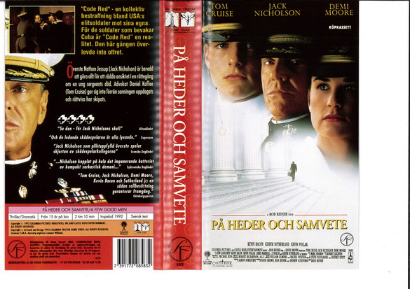 PÅ HEDER OCH SAMVETE (VHS)