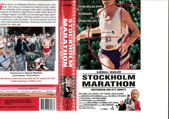 STOCKHOLM MARATHON (vhs-omslag)