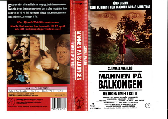 MANNEN PÅ BALKONGEN (VHS)