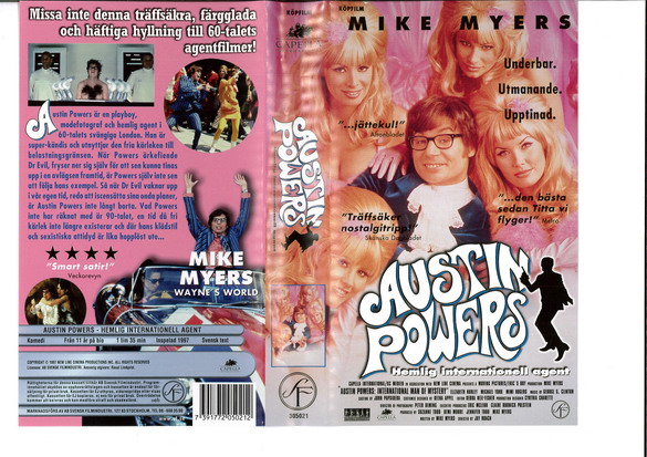 AUSTIN POWERS HEMLIG INTERNATIONELL AGENT (VHS)