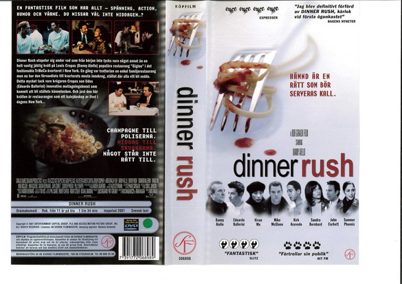 DINNER RUSH (VHS)