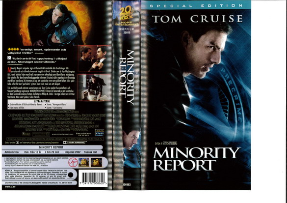 MINORITY REPORT (VHS)