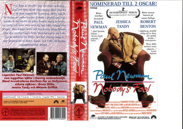 NOBODY'S FOOL (VHS)