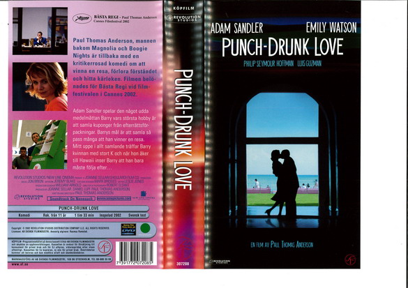 PUNCH-DRUNK LOVE (VHS)