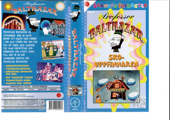 PROFFESOR BALTHAZAR -SKOUPPFINNAREN (VHS)