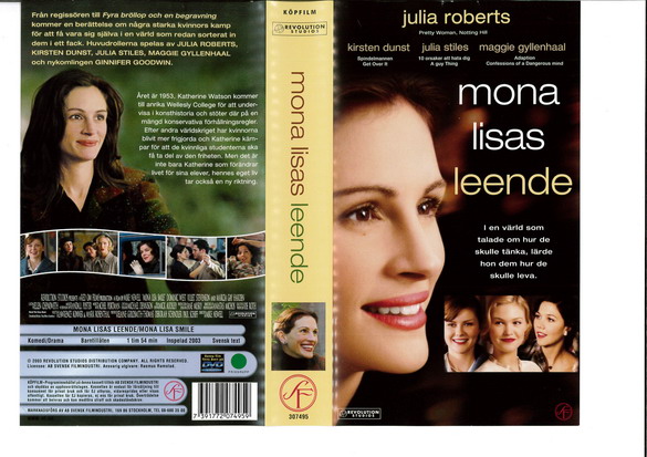 MONA LISAS LEENDE (VHS)