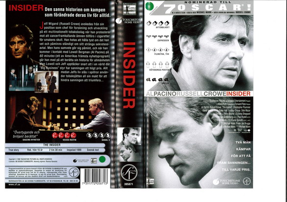 INSIDER (VHS)