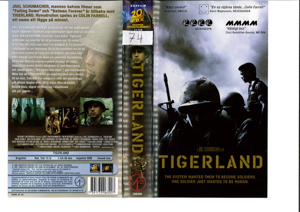 TIGERLAND (VHS)
