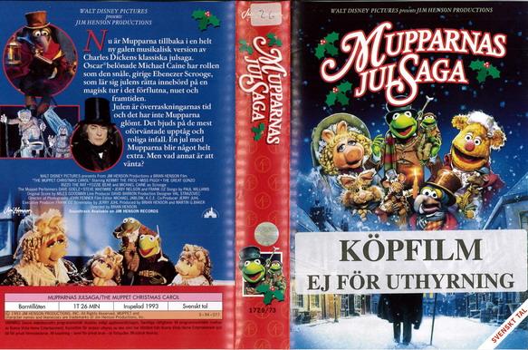 MUPPARNAS JULSAGA (vhs-omslag)