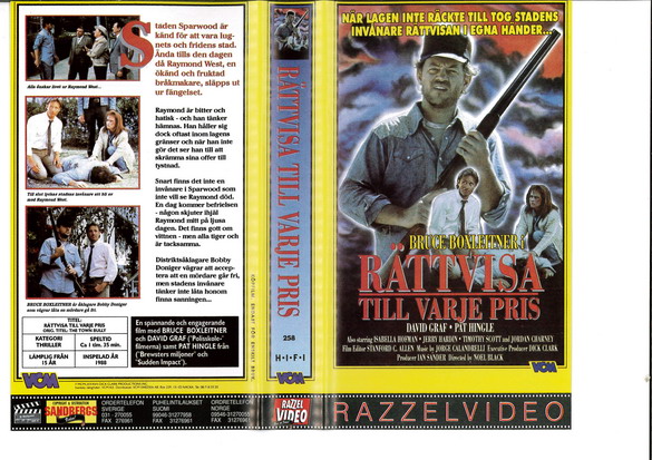 RÄTTVISA -TILL VARJE PRIS (VHS)