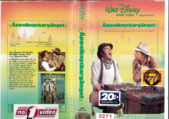 018/73 ÄPPELKNYCKARGÄNGET (VHS)