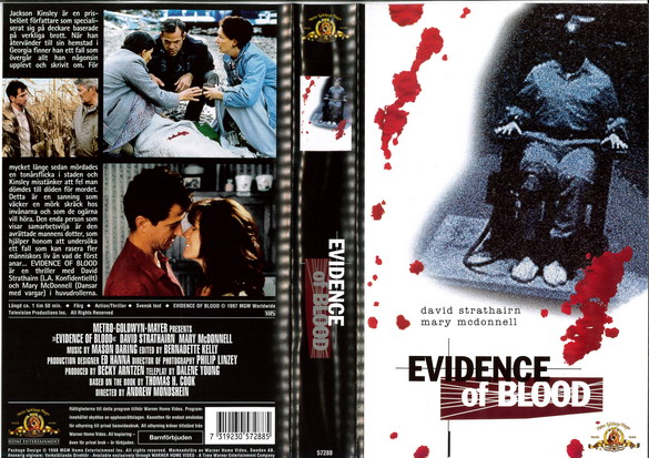 EVIDENCE OF BLOOD  (VHS)