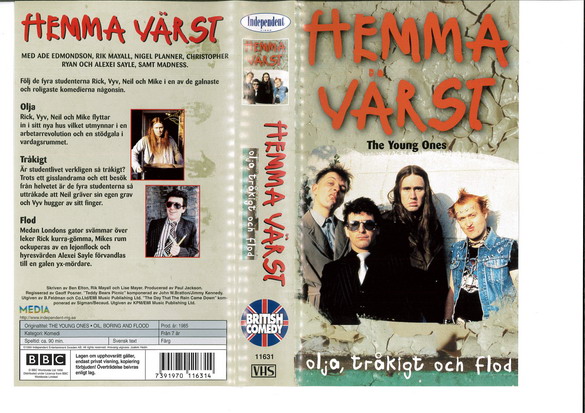 HEMMA VÄRST: OLJA,TRÅKIGT... (VHS) ny