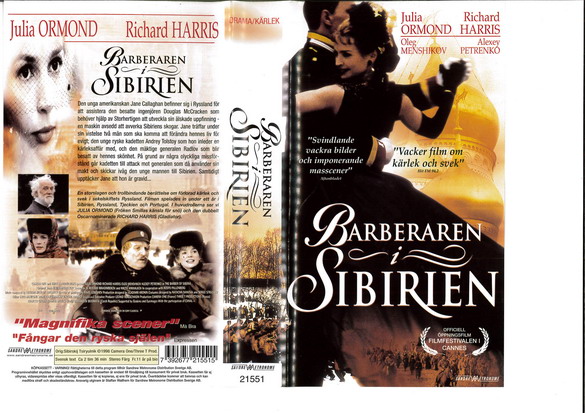 BARBERAREN I SIBIRIEN (VHS)