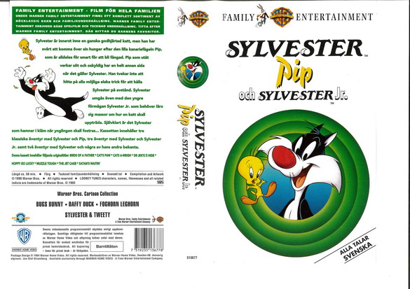 SYLVESTER: PIP OCH SYLVESTER JR (VHS) ny