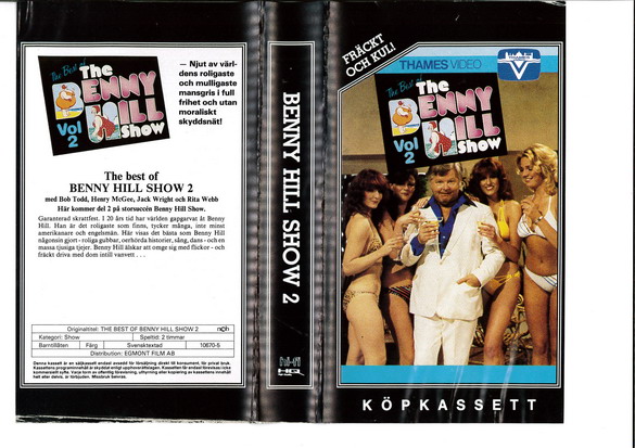 BENNY HILL SHOW 2 (Vhs-Omslag)