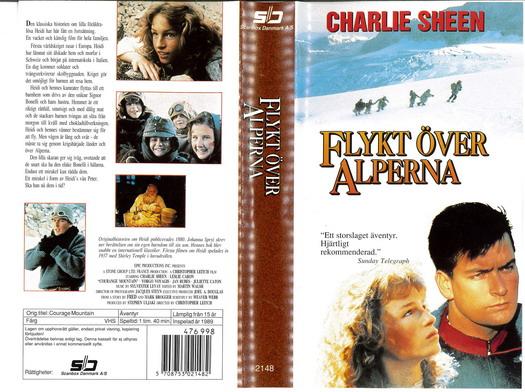 FLYKT ÖVER ALPERNA (VHS)
