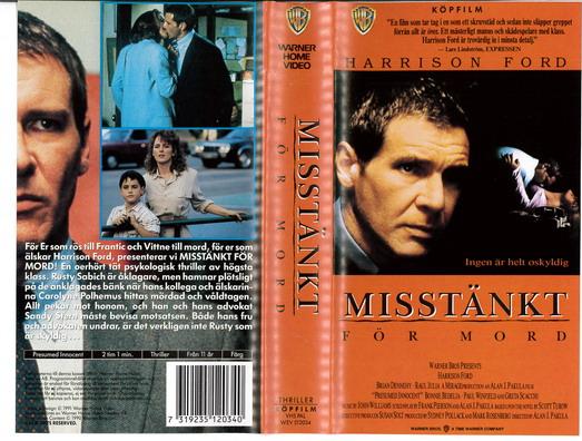 MISSTÄNKT FÖR MORD (VHS)