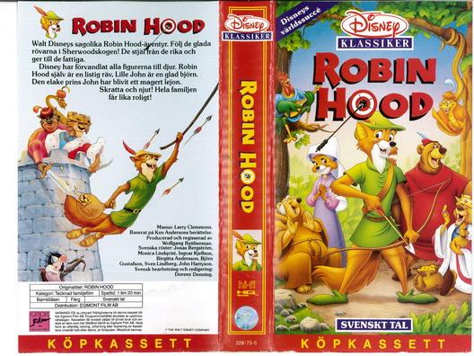 ROBIN HOOD (VHS) röd