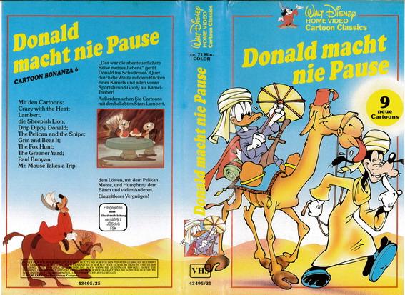 DONALD MACHT NIE PAUSE (VHS) TYSK
