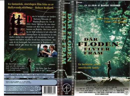 DÄR FLODEN FLYTER FRAM (VHS)
