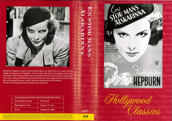 474 EN STOR MANS ÄLSKARINNA (VHS)