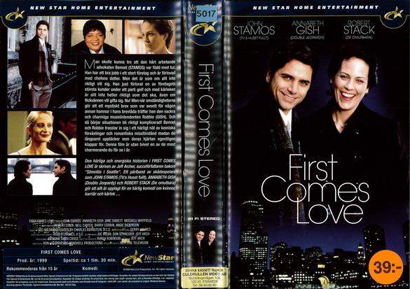 FIRST COMES LOVE (VHS)