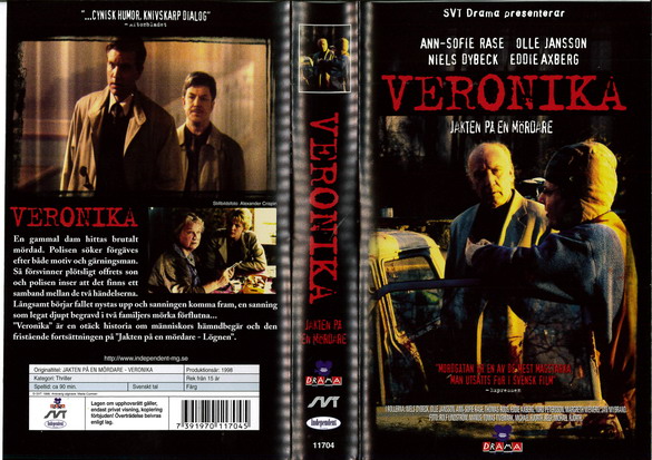 11704 JAKTEN PÅ EN MÖRDARE - VERONIKA (VHS)