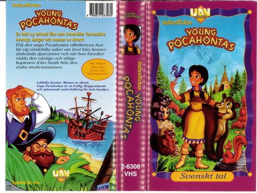 INDIANFLICKAN - YOUNG POCAHONTAS (VHS)