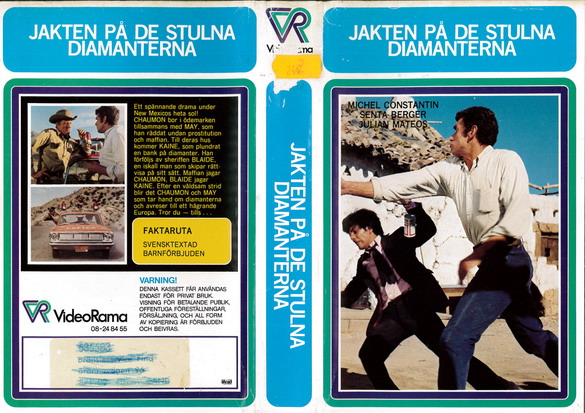 312 JAKTEN PÅ DE STULNA DIAMANTERNA (VHS) BLÅ