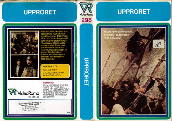 298 UPPRORET (VHS)