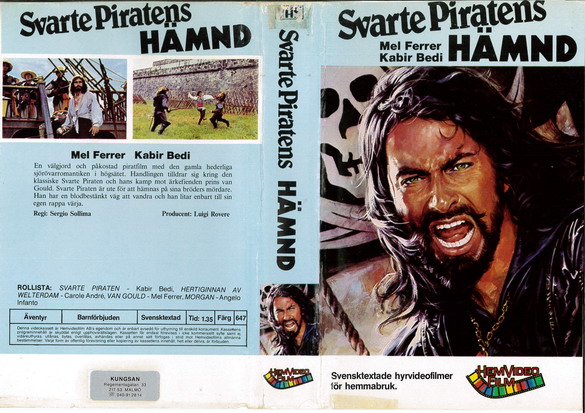 647 SVARTE PIRATENS HÄMND (VHS)