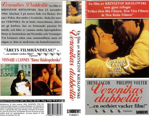 VERONIKAS DUBBELLIV (VHS)